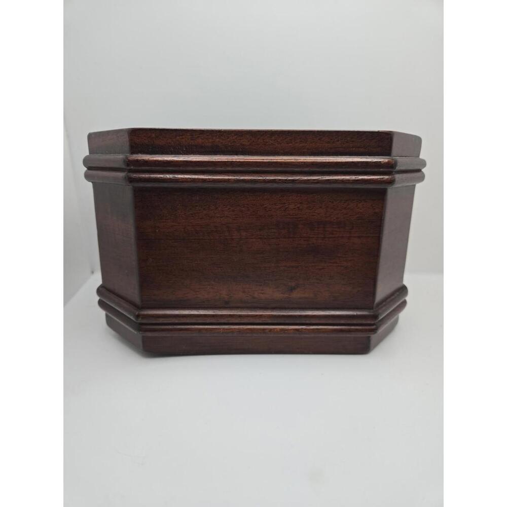 Vintage 1980s 'Smart Wood' Made In Indonesia Solid Mahogany Wood  Sustained
